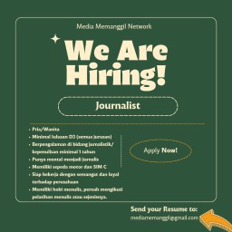 Pamflet Media Memanggil Network. (Jatim Memanggil/Ist)