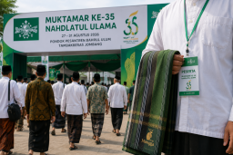 Sarung Mangga Dukung Muktamar NU ke-35 di Jombang, Dorong Tradisi Bersarung Tetap Hidup